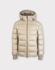 BEIGE PUFFER JACKET - Aumille