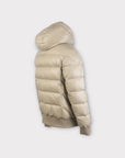 BEIGE PUFFER JACKET - Aumille