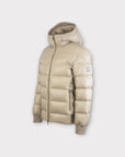 BEIGE PUFFER JACKET - Aumille