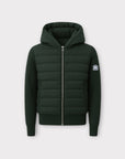 GREEN HOODED CARDIGAN - Aumille