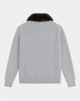 GREY FUR ZIP - UP - Aumille