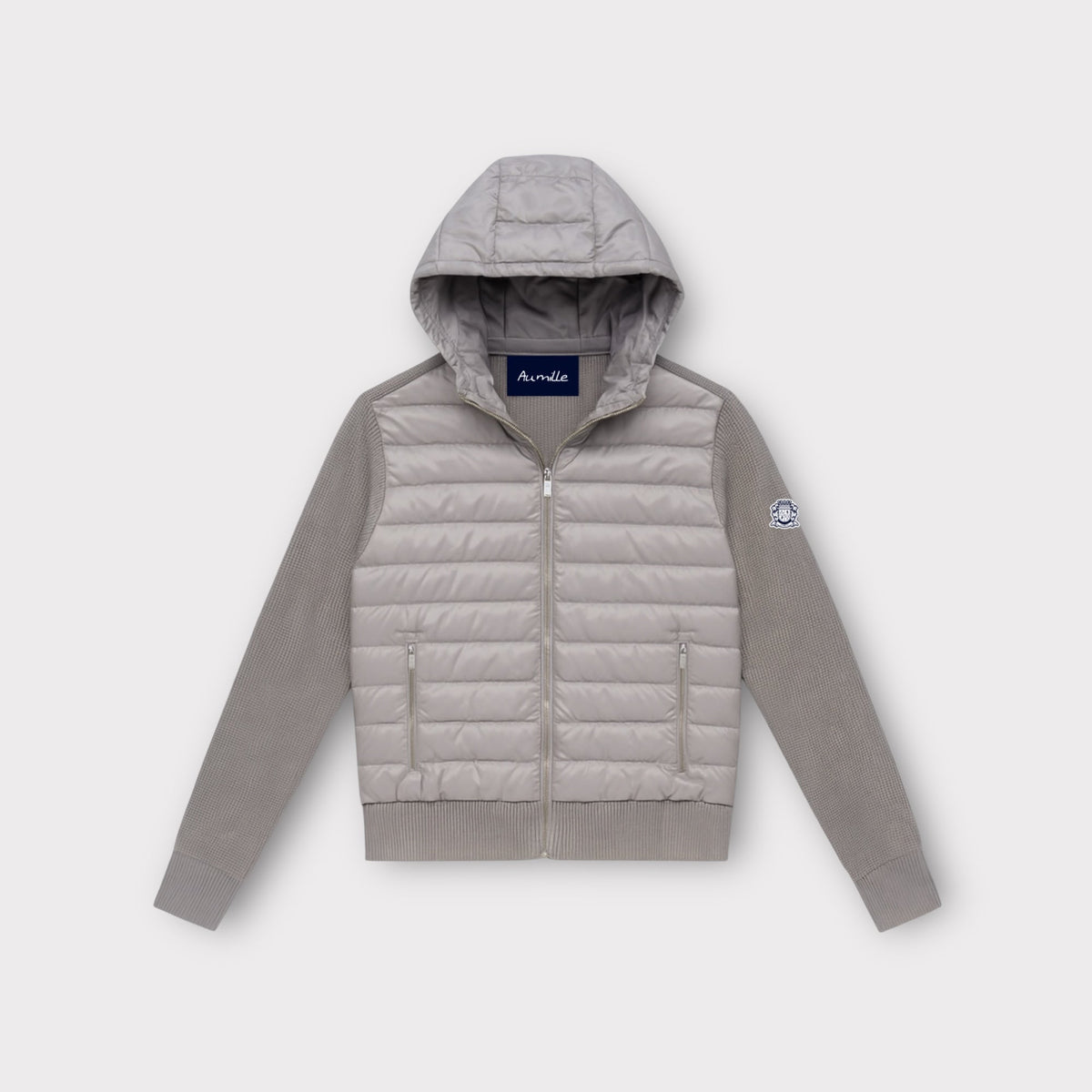 AUBERGE オーベルジュCLOUD HOOD GREY 42 サイズL相当 GREY HOODED CARDIGAN – Aumille