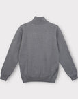 GREY QUARTER ZIP - Aumille