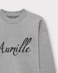 GREY SWEATER - Aumille