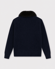 NAVY FUR ZIP - UP - Aumille