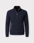 NAVY FUR ZIP - UP - Aumille