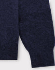NAVY MOHAIR KNITWEAR - Aumille