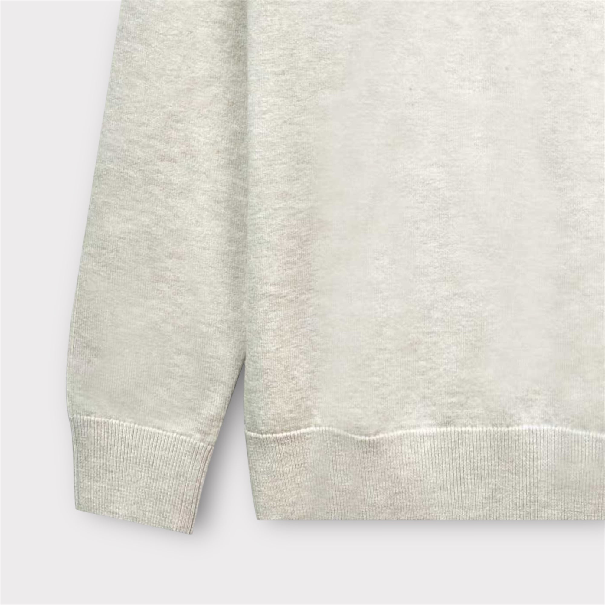 BEIGE LONGSLEEVE POLO - Aumille