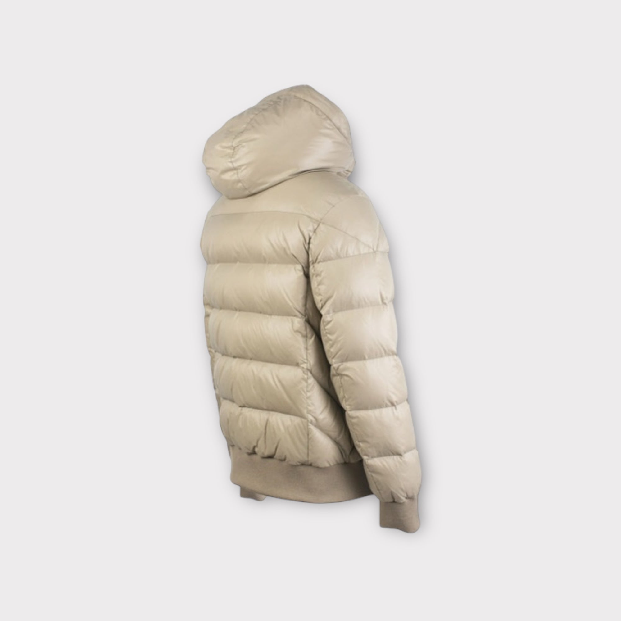 BEIGE PUFFER JACKET - Aumille