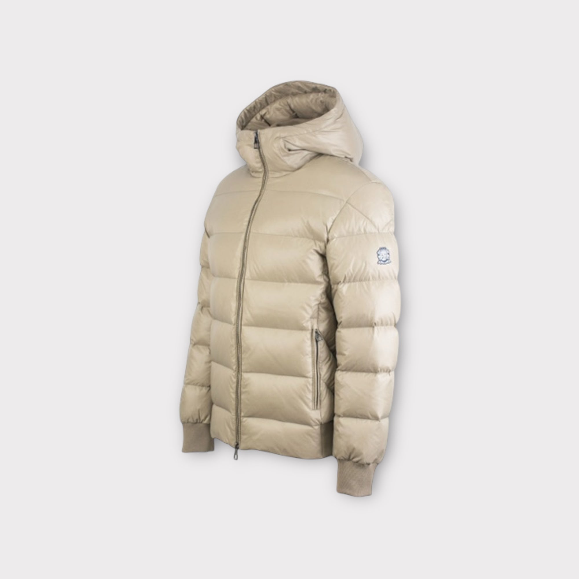 BEIGE PUFFER JACKET - Aumille