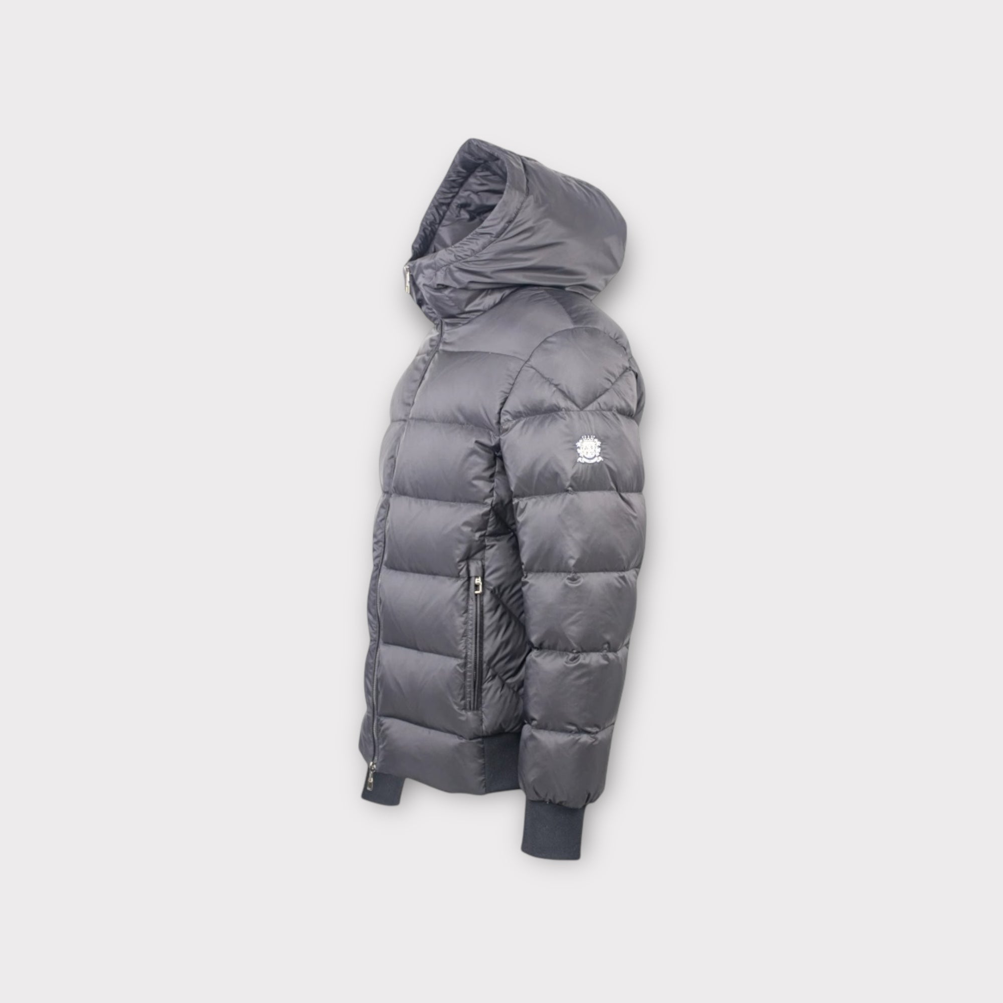 BLACK PUFFER JACKET - Aumille