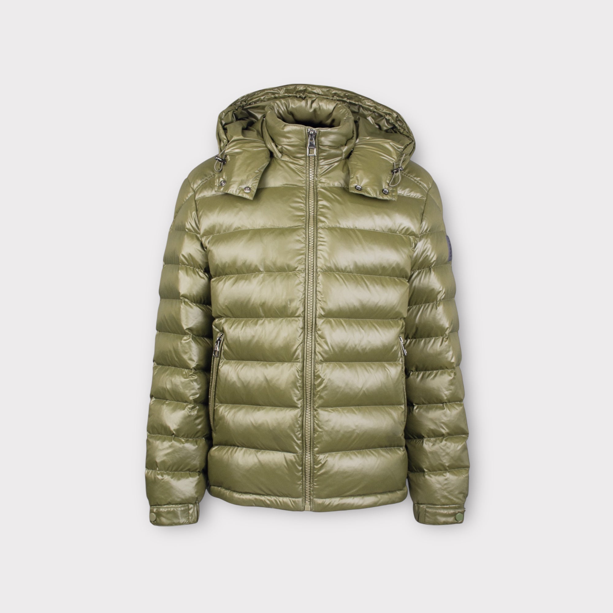 GREEN PUFFER JACKET - Aumille
