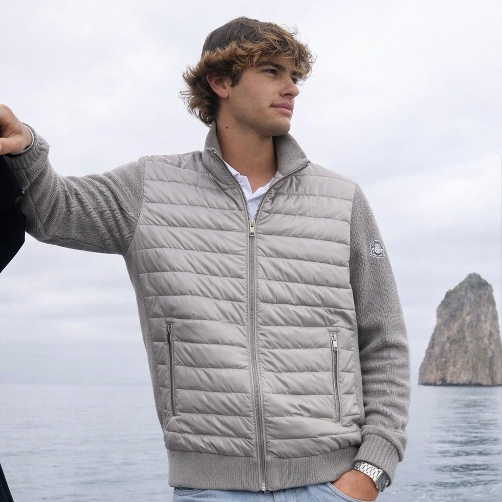 GREY CARDIGAN - Aumille