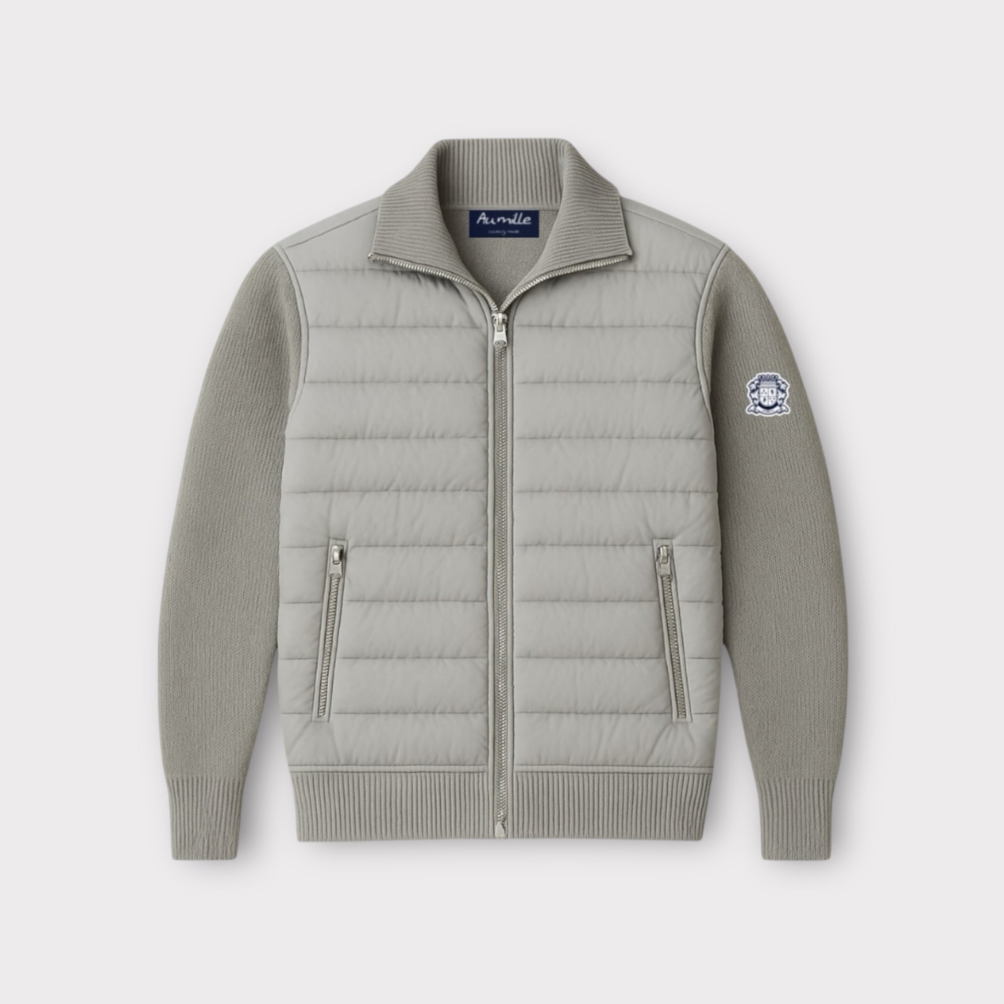 GREY CARDIGAN - Aumille