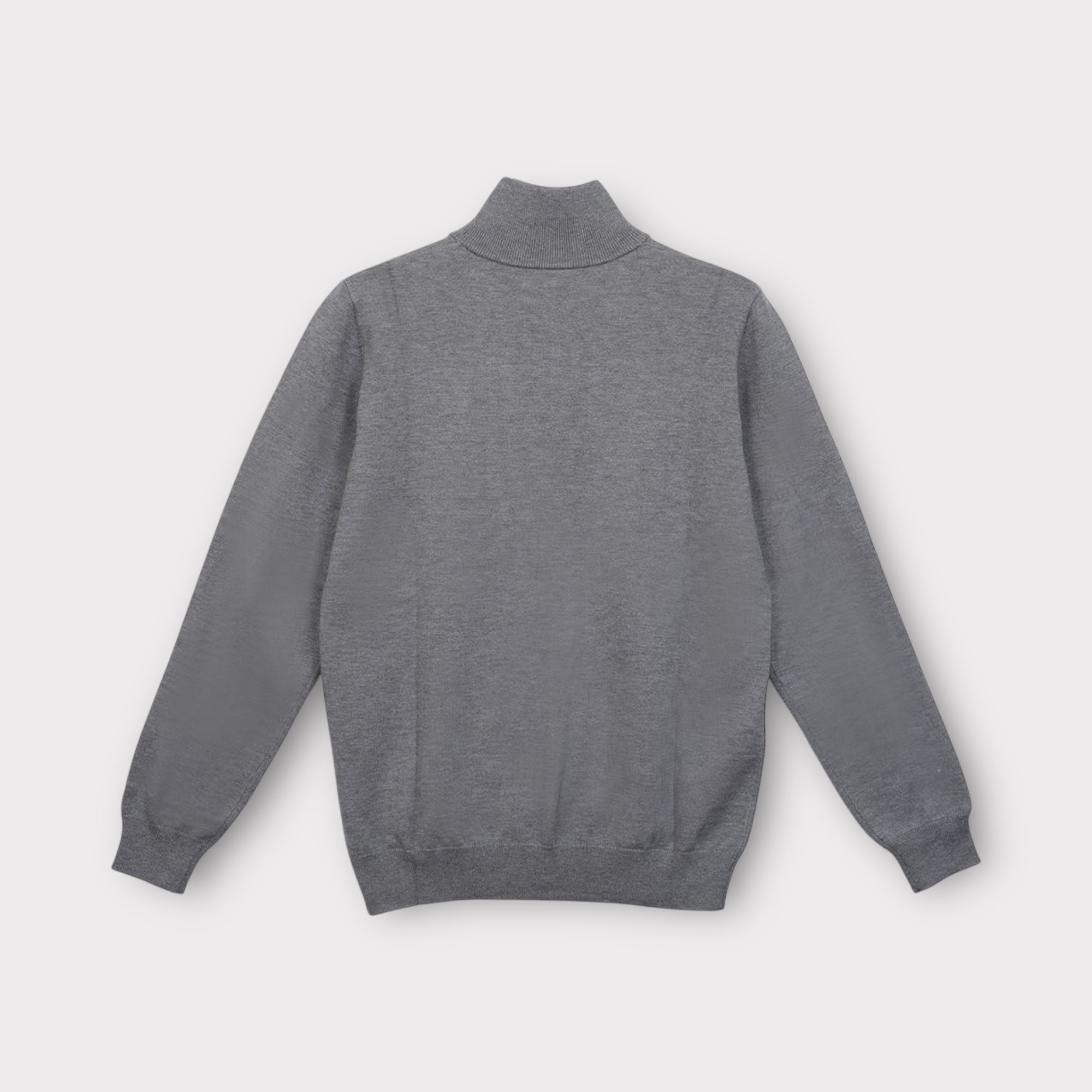 GREY QUARTER ZIP - Aumille
