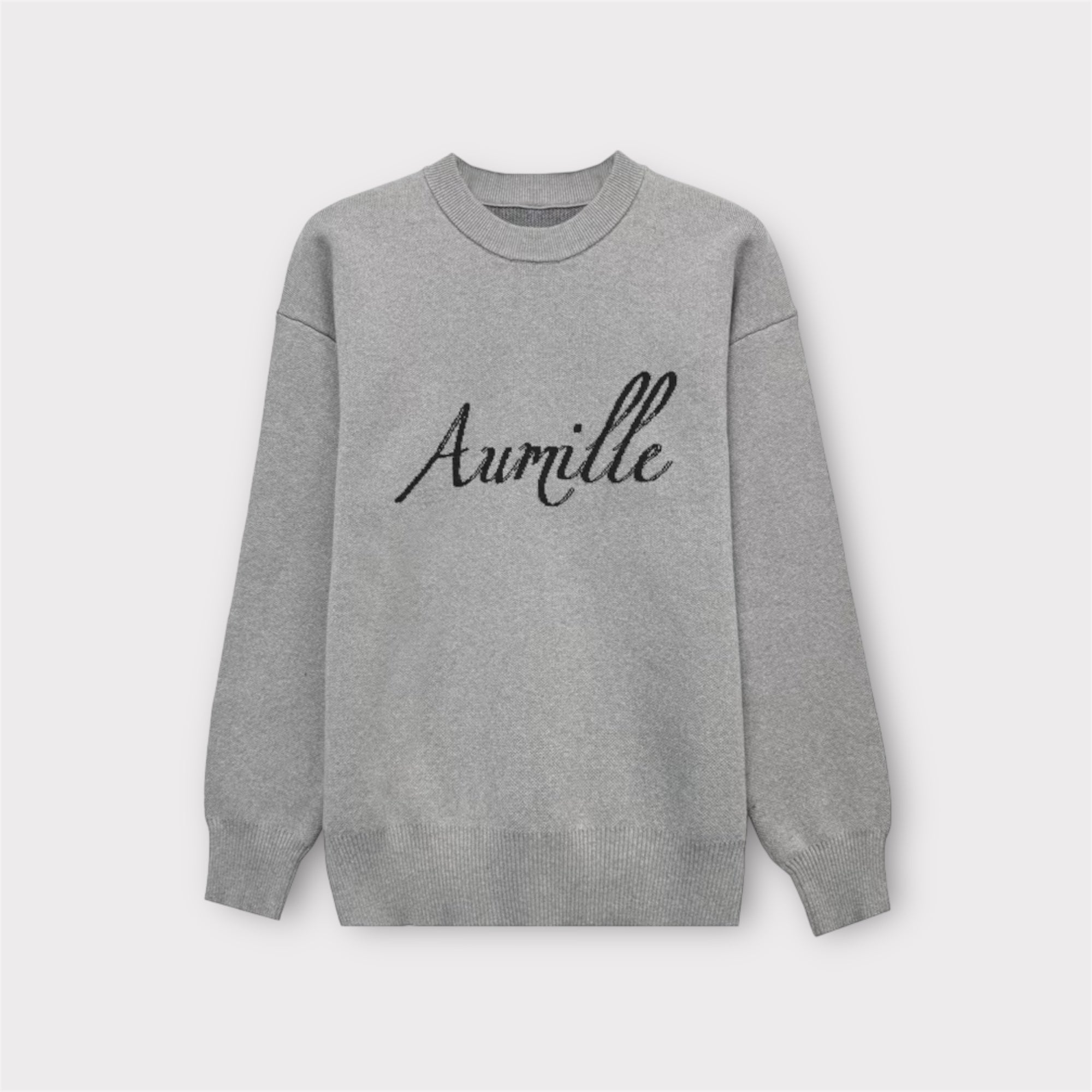 GREY SWEATER - Aumille