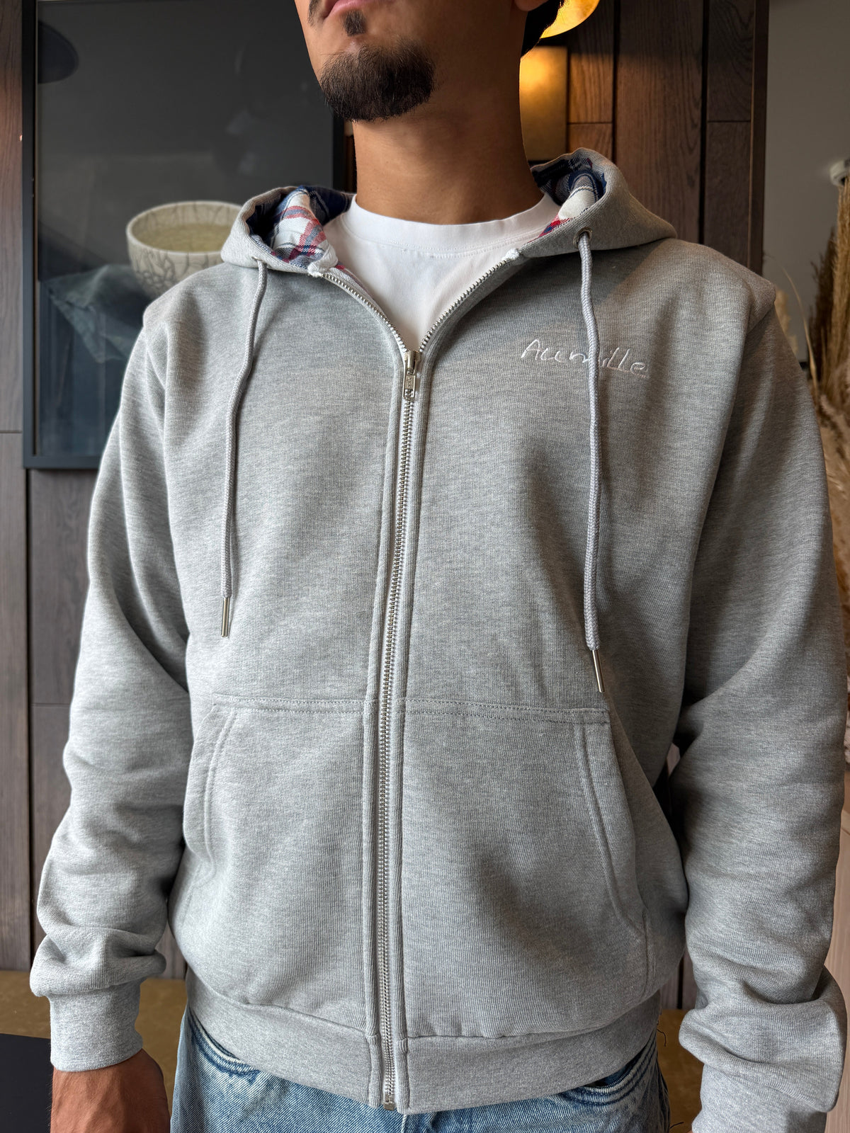 GREY ZIPPER - Aumille