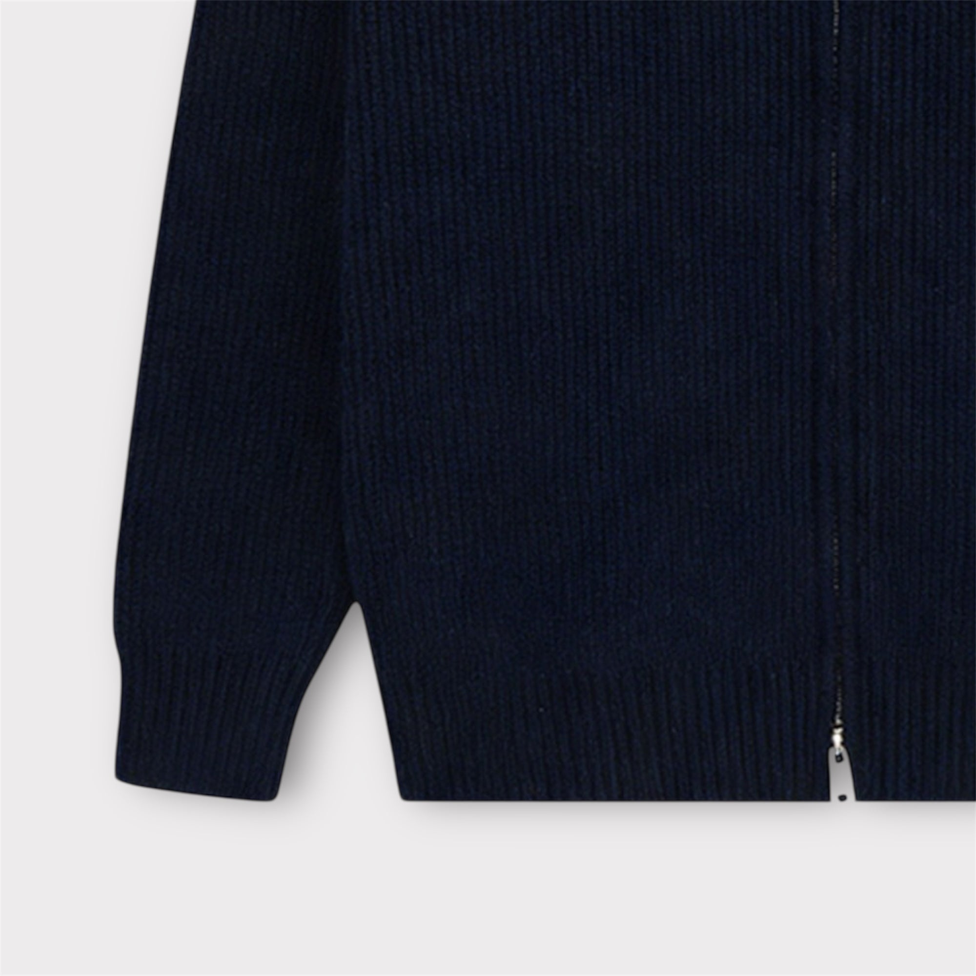 NAVY FUR ZIP - UP - Aumille