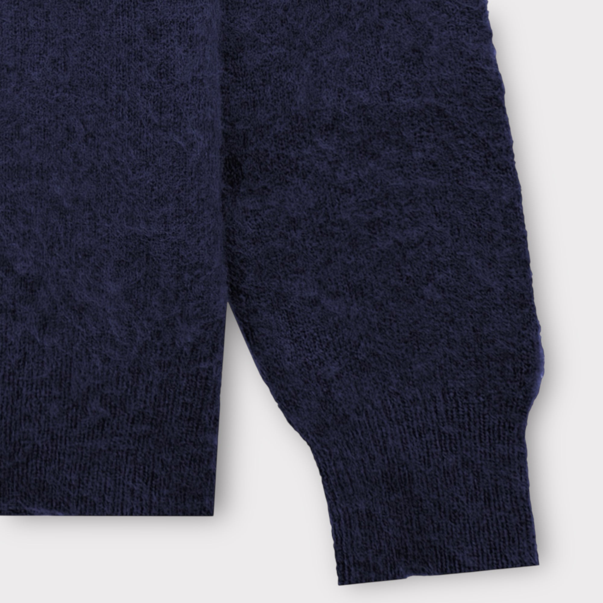 NAVY MOHAIR KNITWEAR - Aumille