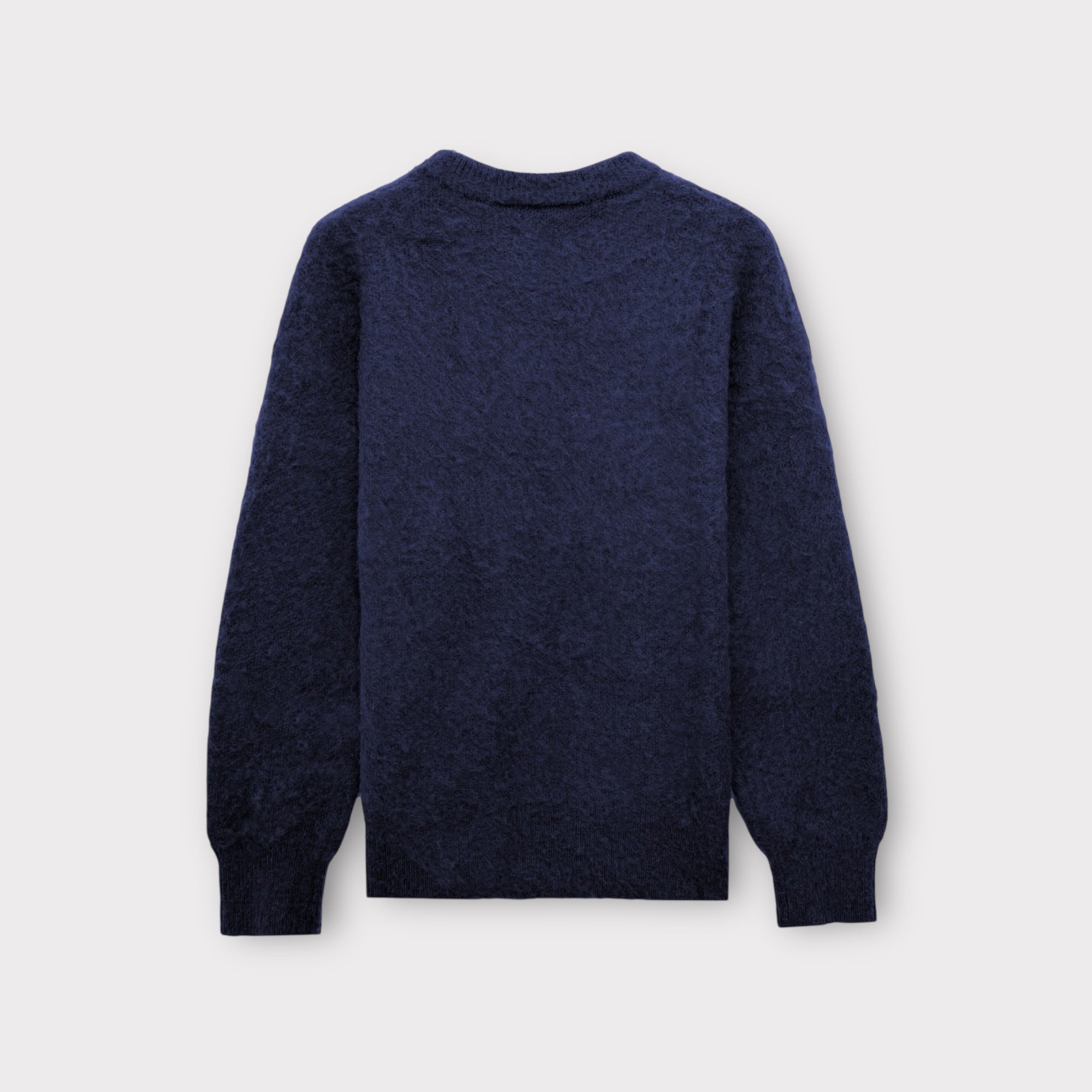 NAVY MOHAIR KNITWEAR - Aumille