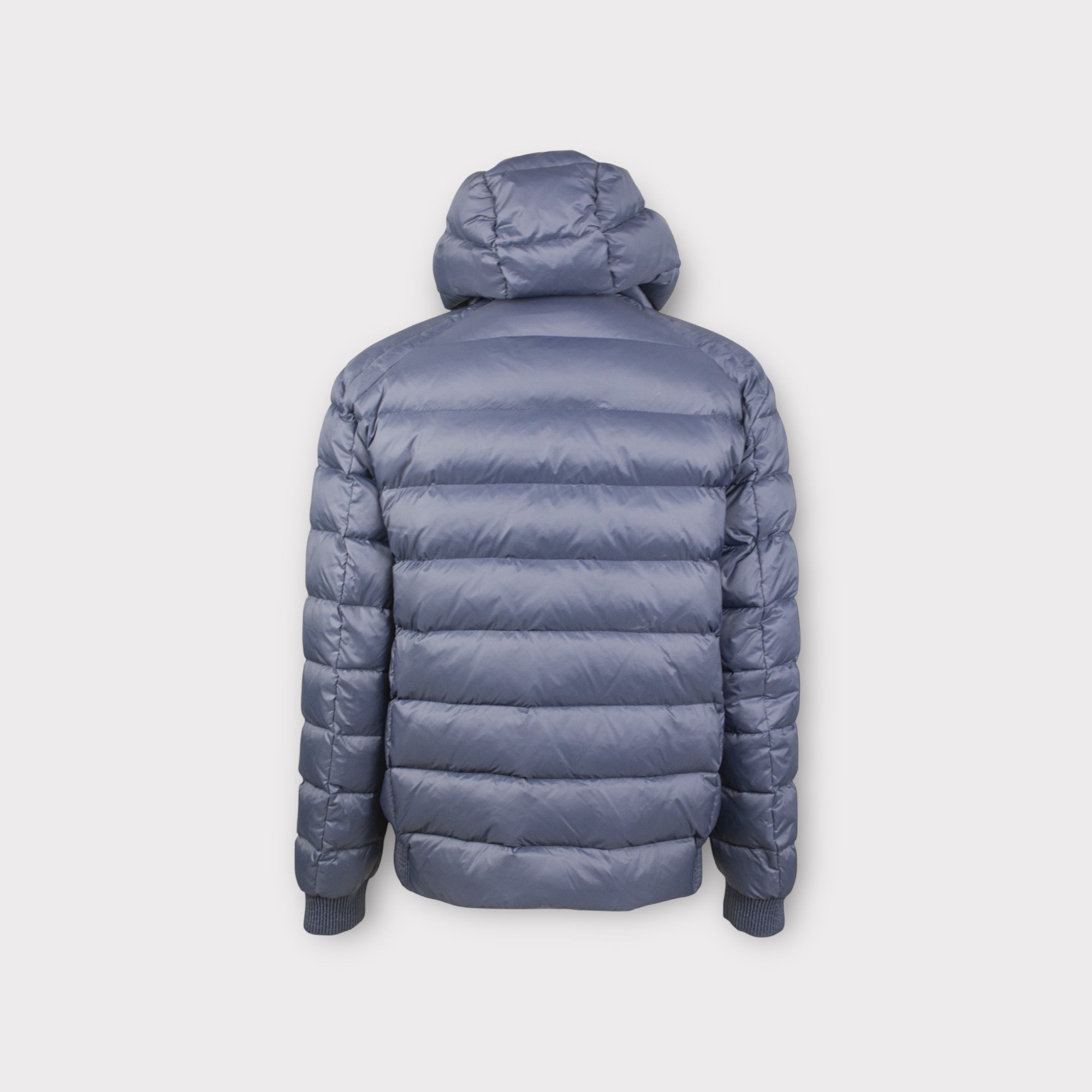 NAVY PUFFER JACKET - Aumille