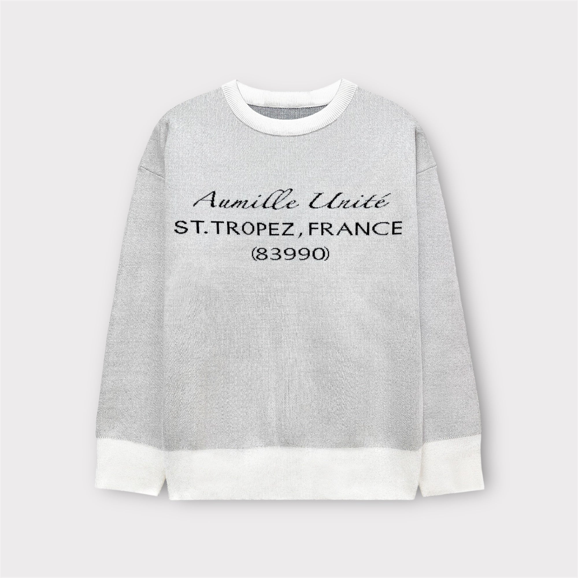 UNITÉ WHITE KNITWEAR - Aumille